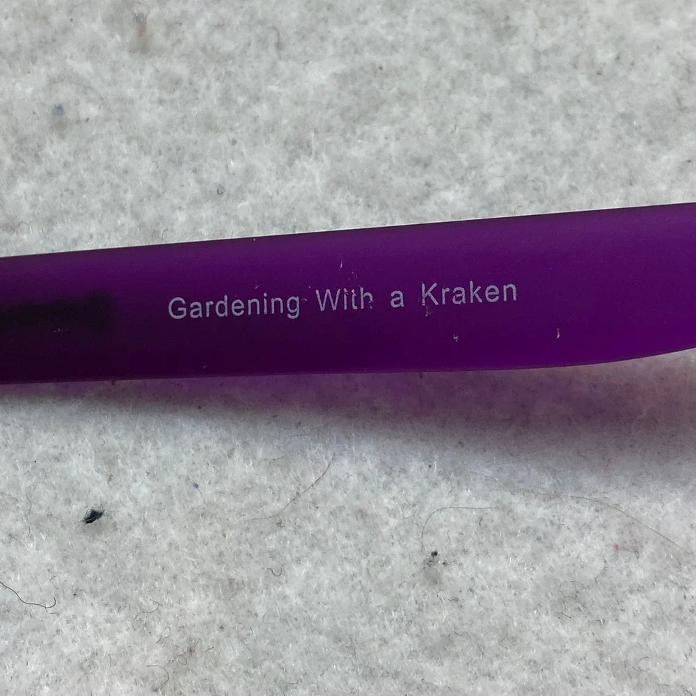 Goodr Sunglasses Unisex OS Purple Gardening With a Kraken Mirrored Lens OGs